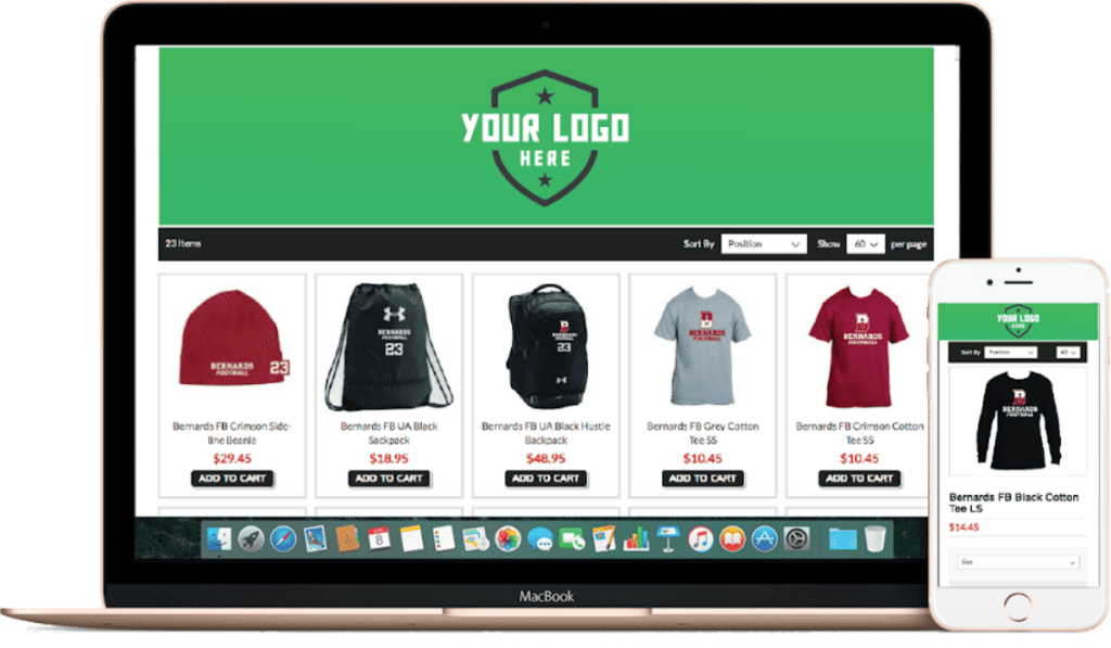 Online merchandise store