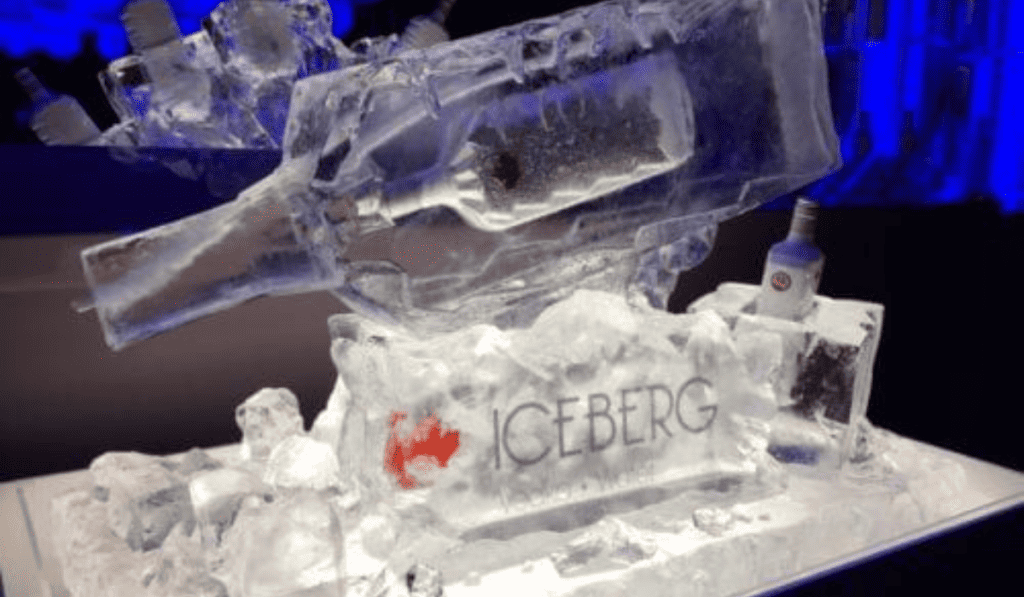 Vodka and Ice Sculpting