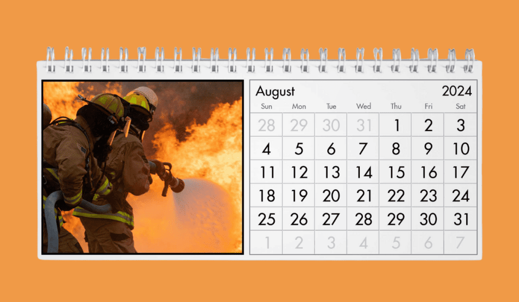 Firefighter Calendar Sale