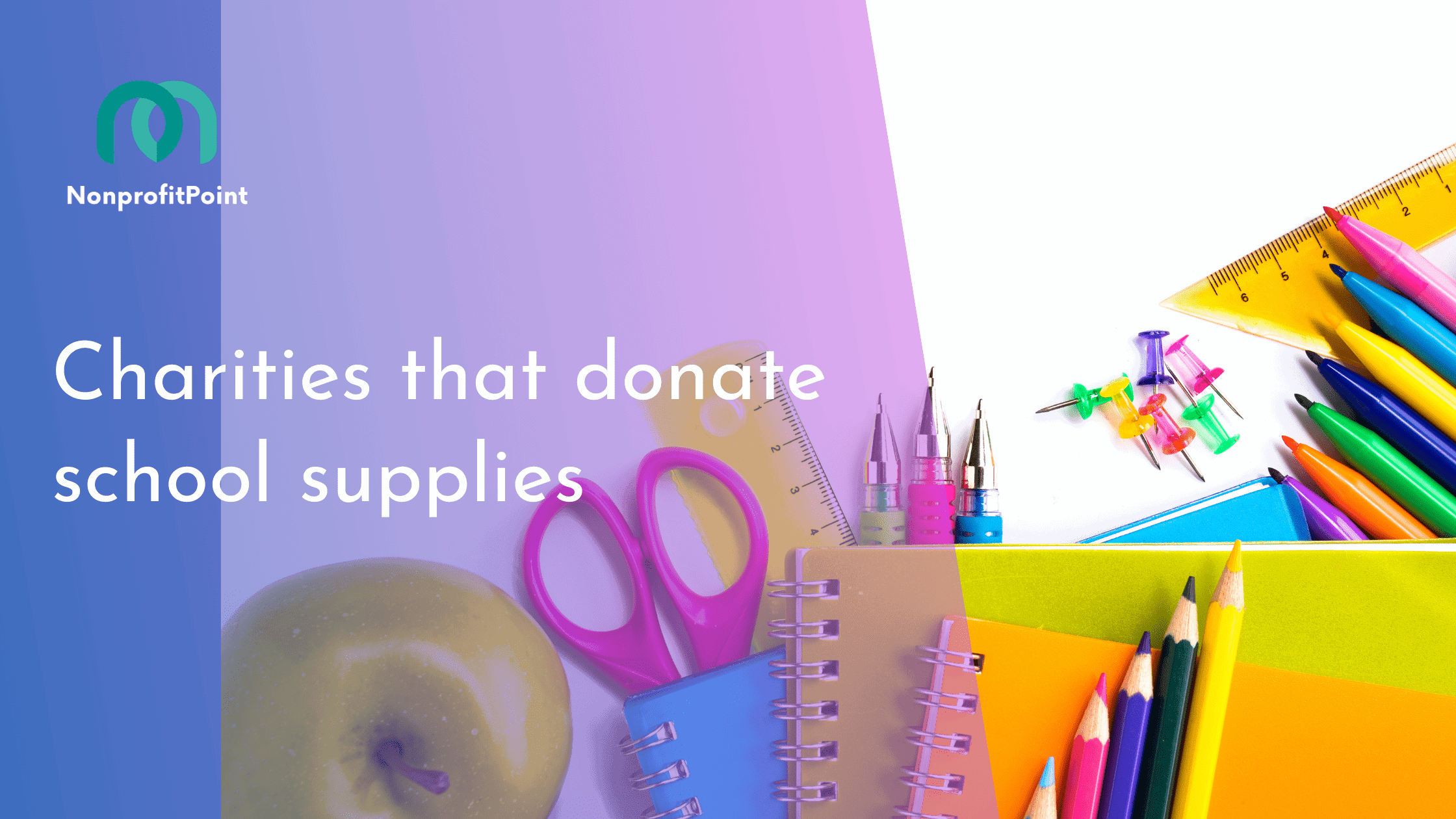 Charities that donate school supplies