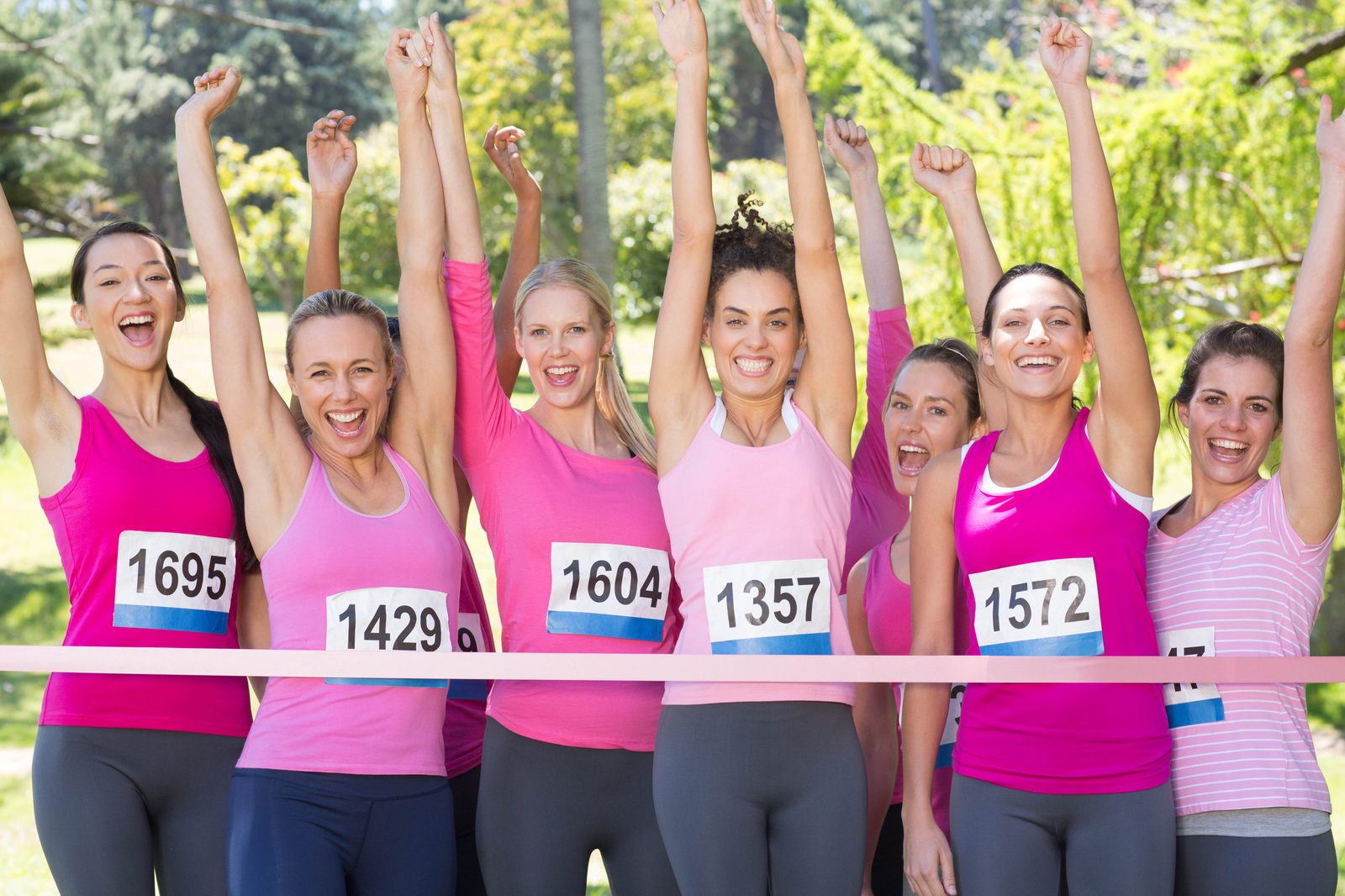 Participants at a charity run — peer-to-peer fundraising event for a nonprofit