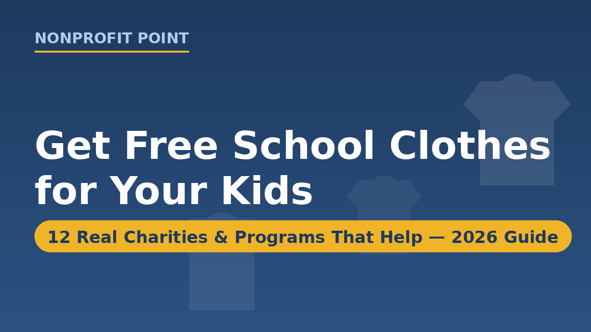 Charities that help with school clothes — free back-to-school clothing programs