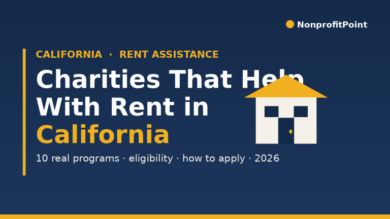 Charities That Help With Rent in California: 10 Real Programs (2026)