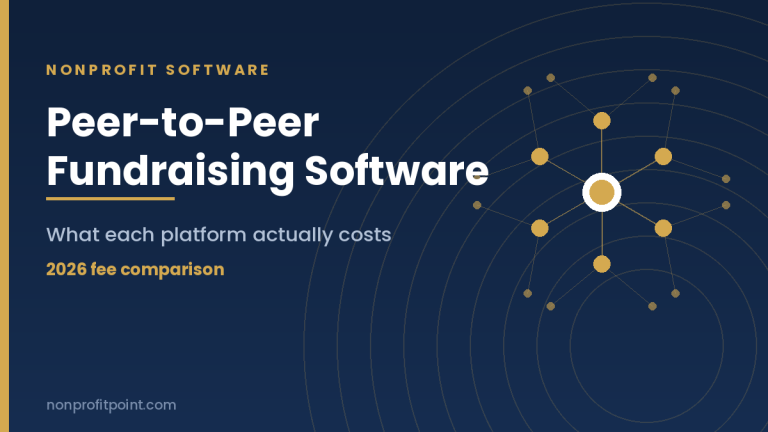 Best Peer-to-Peer Fundraising Software in 2026: What Each Platform Actually Costs