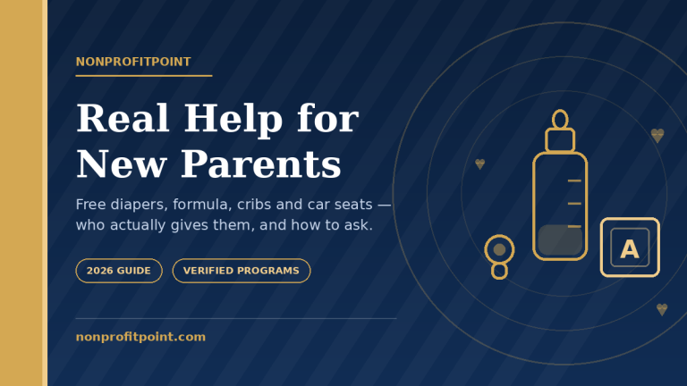 Charities That Help With Baby Supplies: Free Diapers, Formula & Gear (2026)