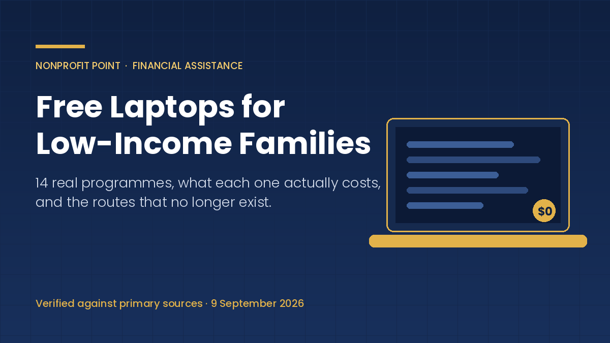 Free laptops for low-income families: what is actually free in 2026